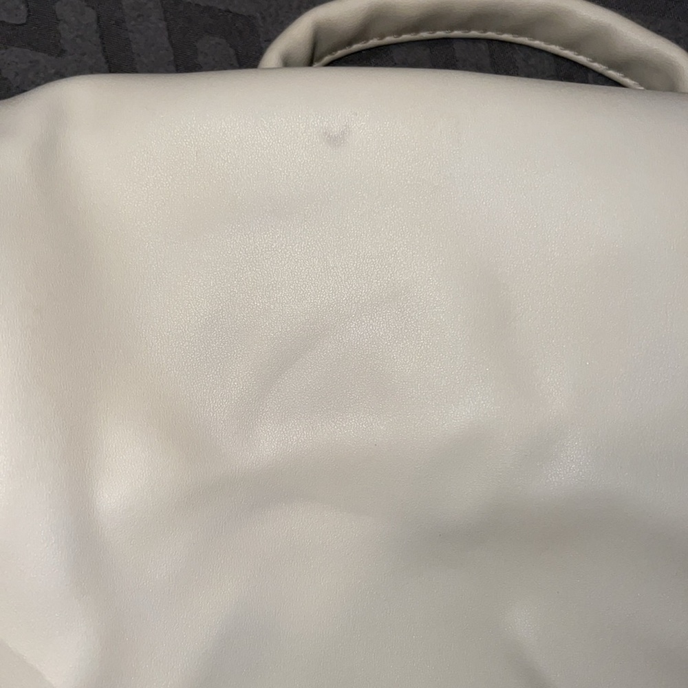 Cream Backpack Purse - Picture 6 of 8